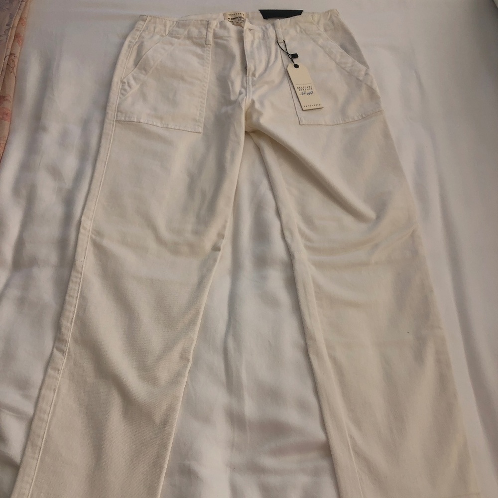 Sanctuary White Straight-Leg Jeans